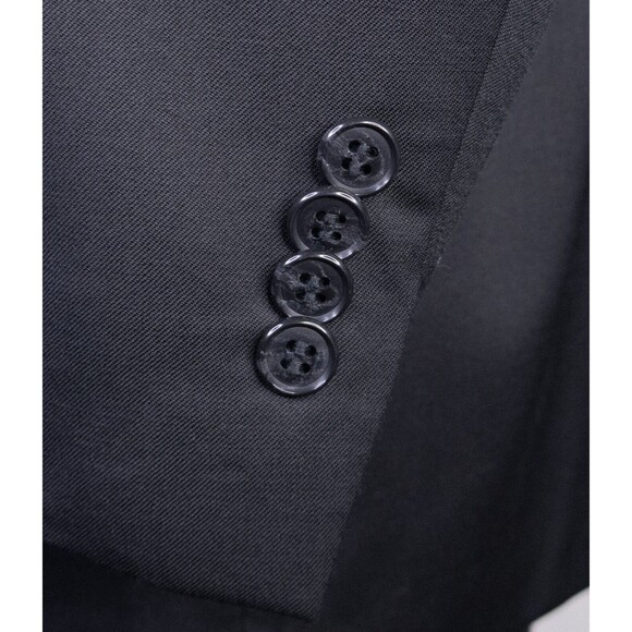 Joseph Abboud Solid Sz 46L REDA Wool Suit Coat Jacket Blazer Two Button EUC - Picture 7 of 14